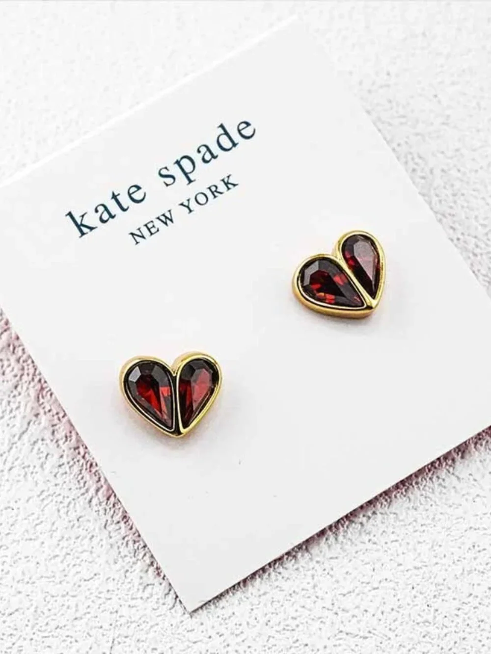 Kate Spade Heart Stud Earrings